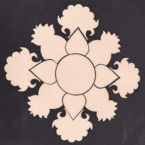 Rangoli cutout (Design-22)