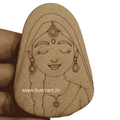 Pre Marked Dulhan MDF Cutout