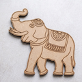 elephant mdf cutout for craft 