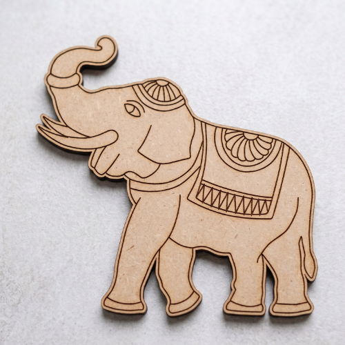elephant mdf cutout for craft 