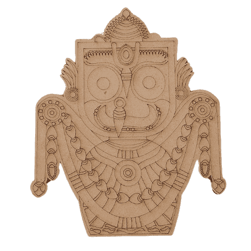Jagannath ji mdf cutout design - 3