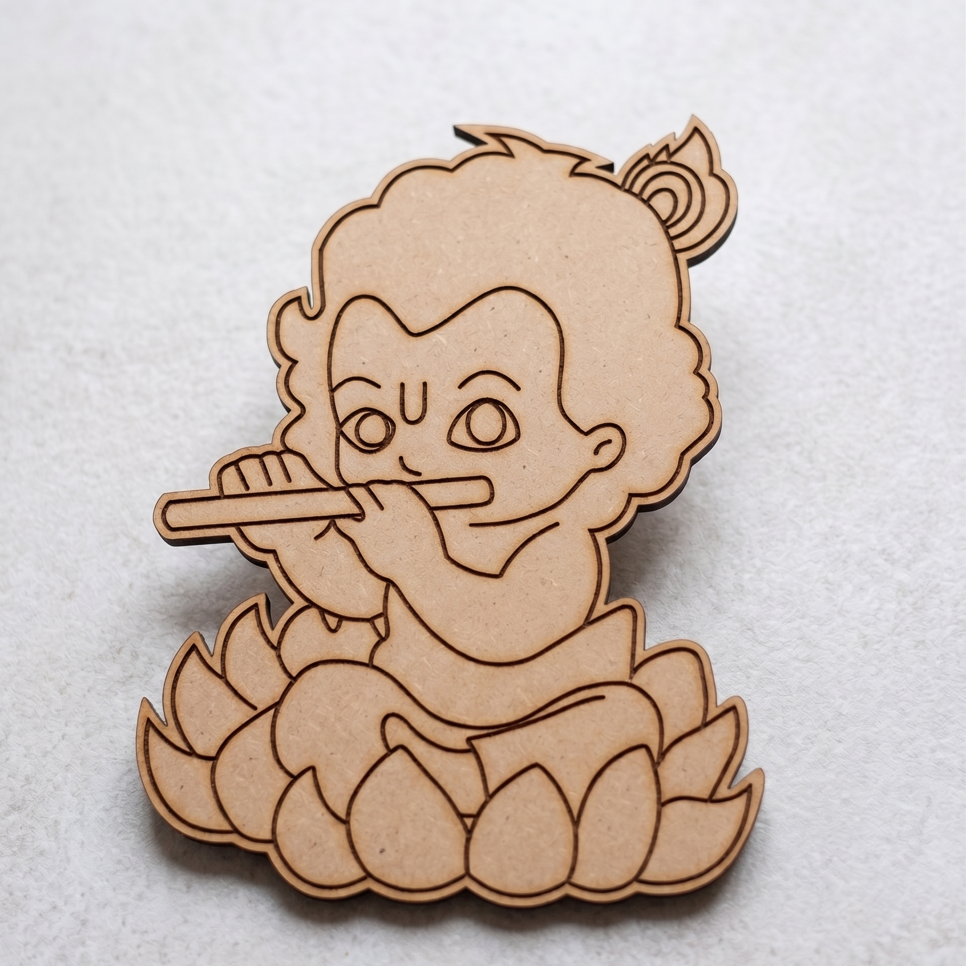 little Krishna MDF Cutout
