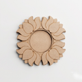 Lotus Mandala Tea Light Holder MDF cutout for DIY craft