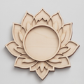 Lotus Tea Light Holder MDF cutout for DIY craft