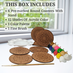 Mandala Coaster Painting Kit