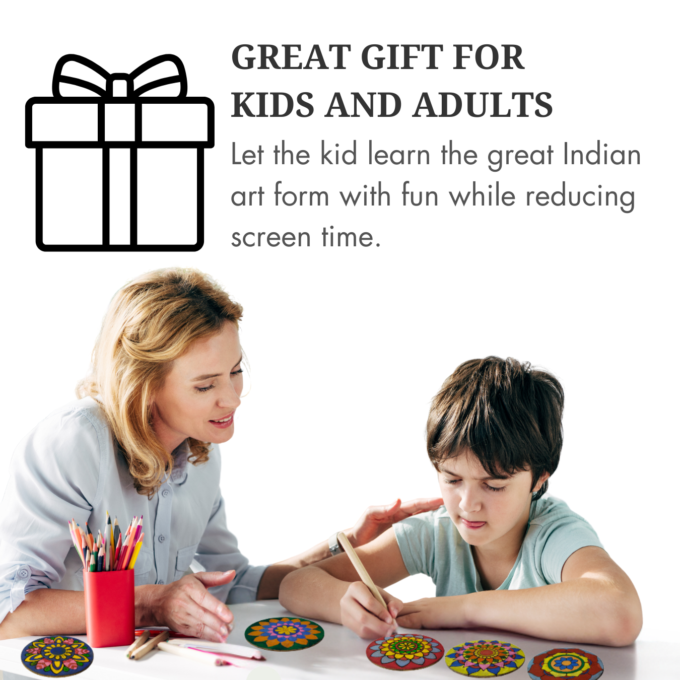 Mandala Coaster Painting Kit