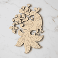 Pre Marked MDF Flower Motif  For Craft-10