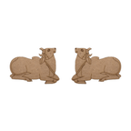 Kamdhenu Cow MDF Cutout(Style - 3)