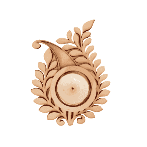 MDF tea light candle holder (Design -13)