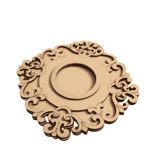 MDF tea light candle holder (Design -14)
