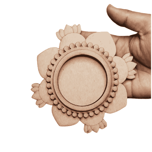 MDF Tea light candle holder (Design-18)