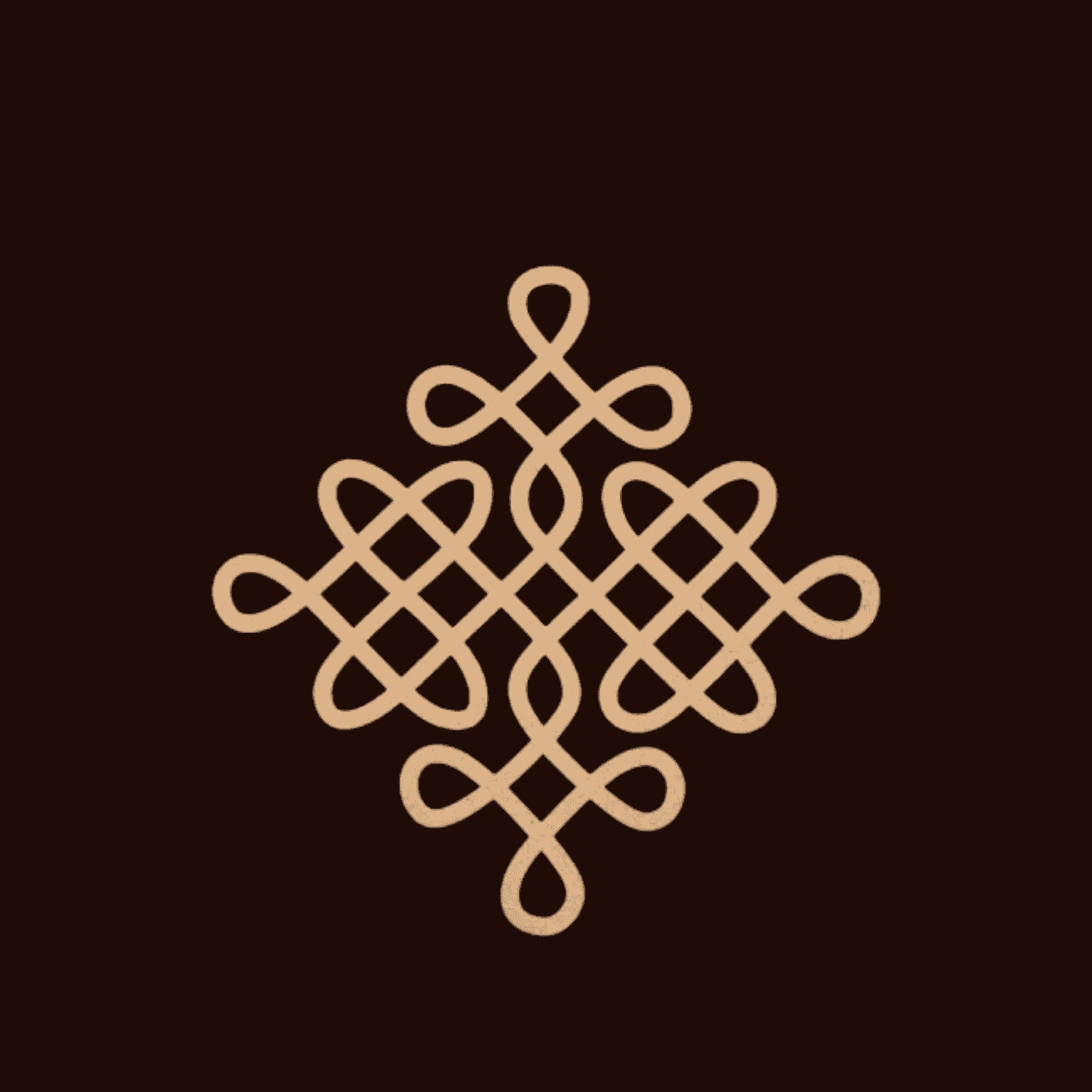 MDF Kolam cutouts (Design-12)