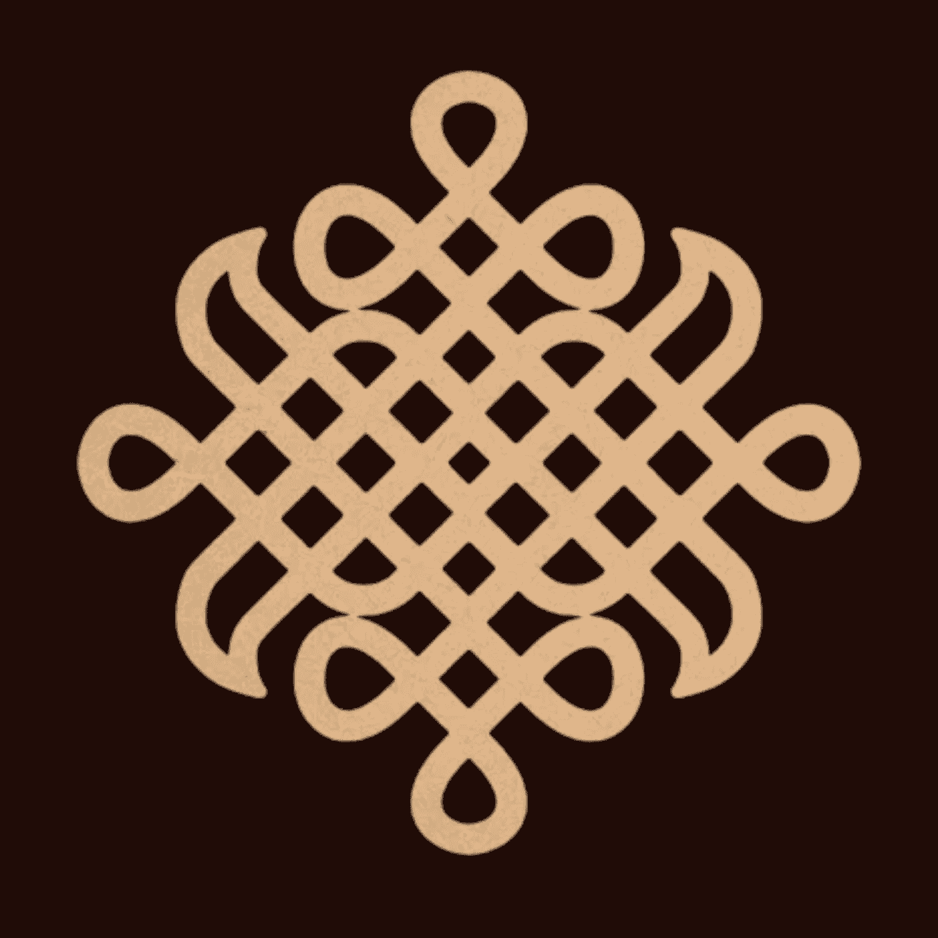 MDF Kolam cutouts (Design-11)