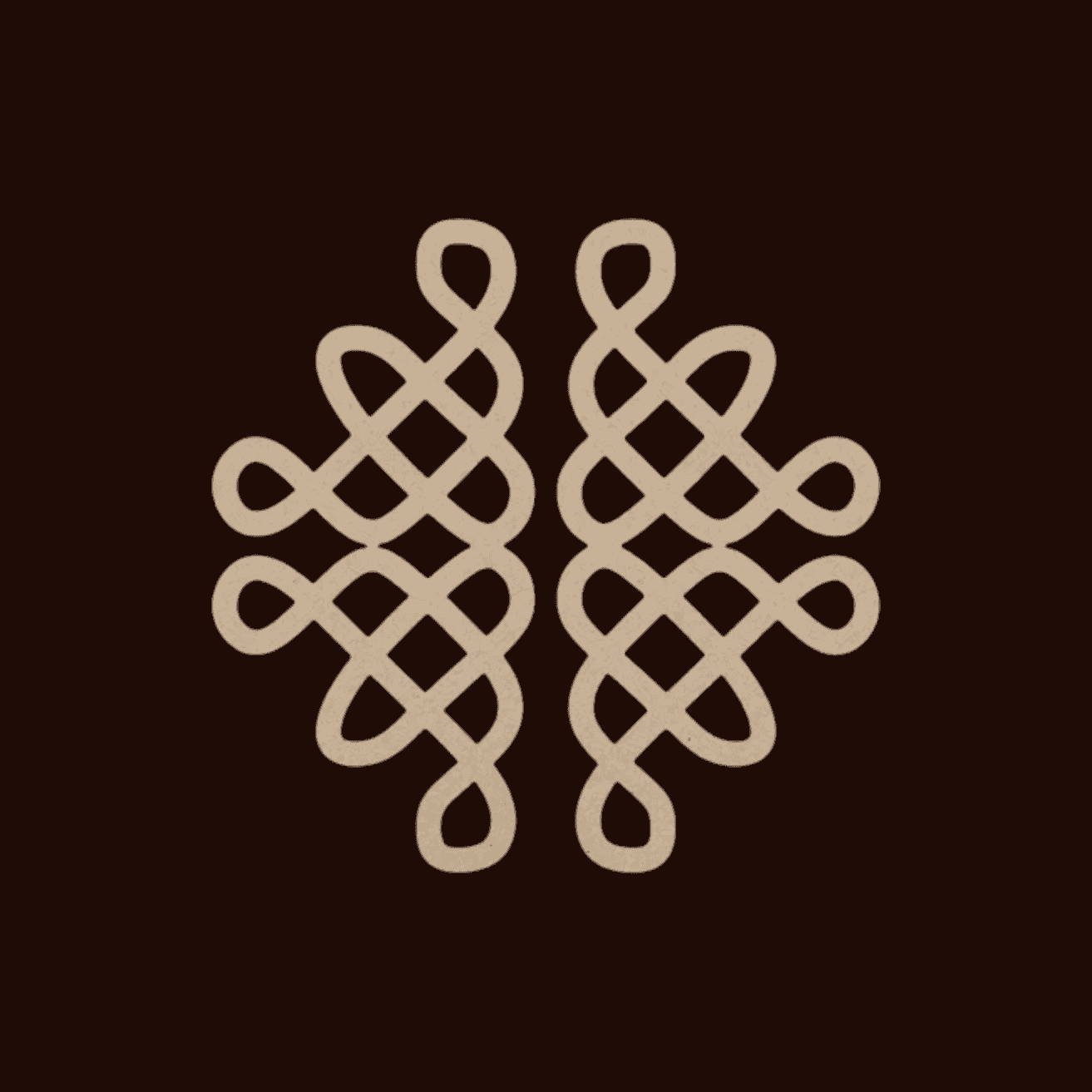 MDF Kolam Cutouts for Diwali (Design-8)