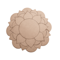 Mdf Rangoli Cutout (Design-4)