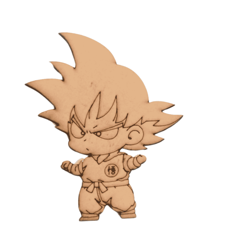 DIY Premaked Goku Cutout For Painting