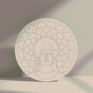 Adiyogi ji mdf cutout