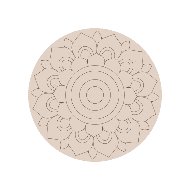 round mdf cutout