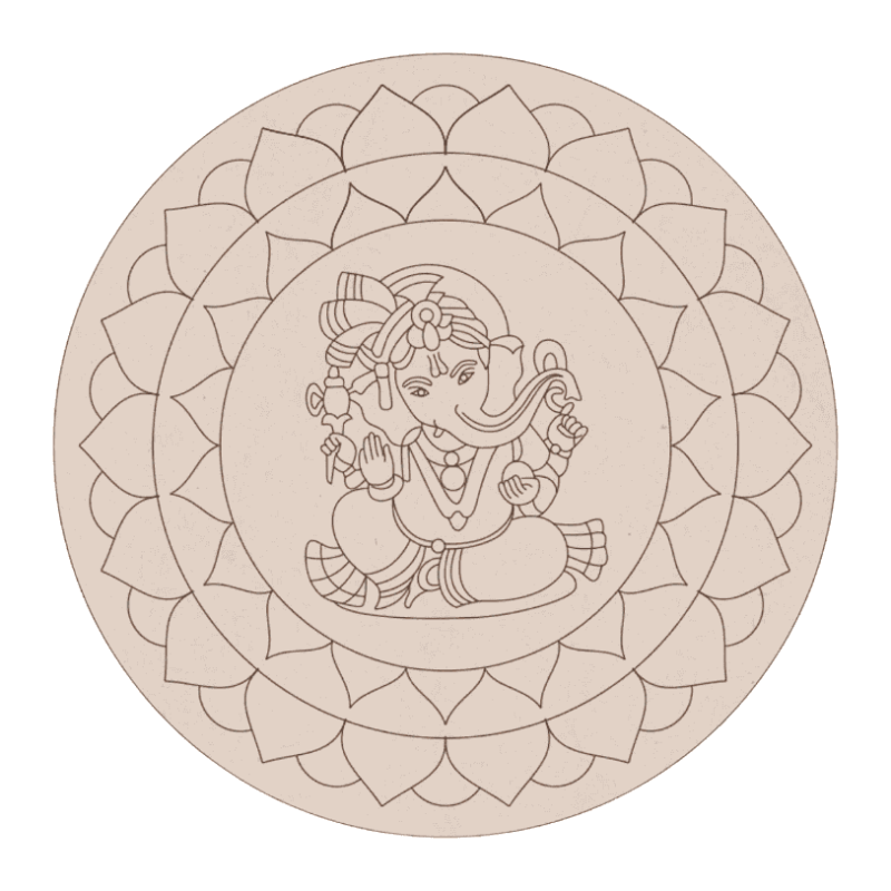Ganesha mdf board