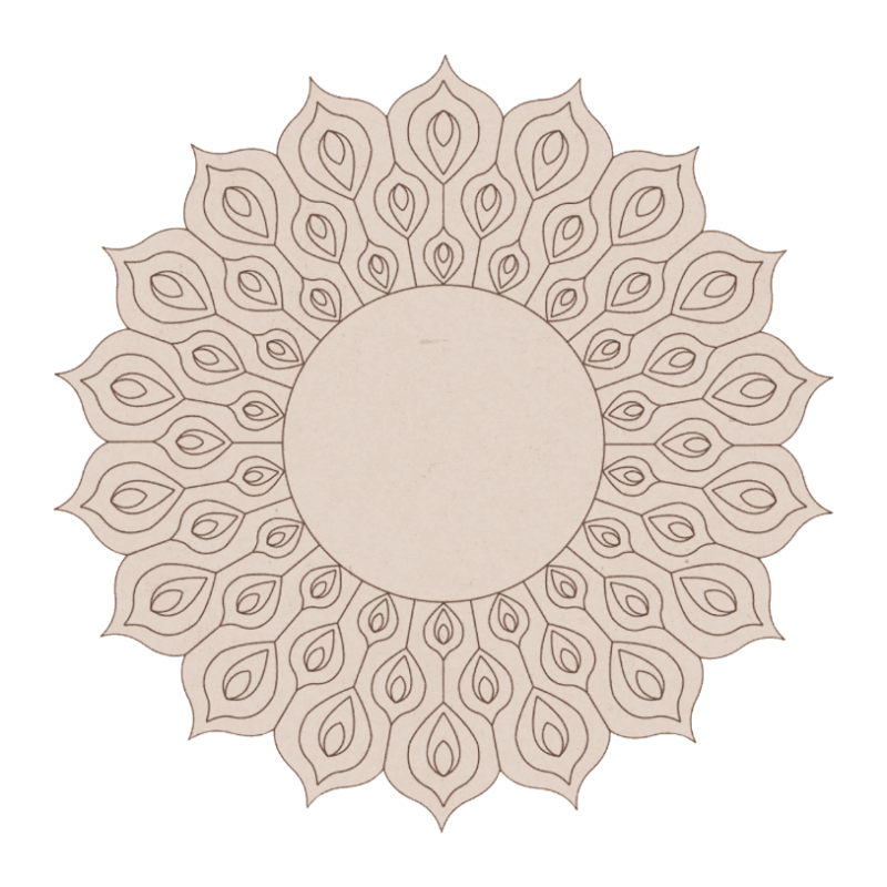 peacock father mandala
