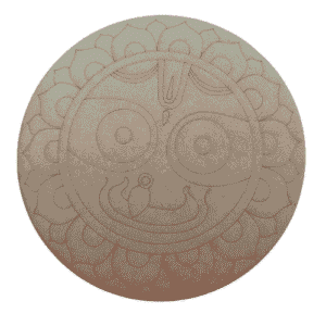 Pre-Marked MDF Cutout Jagannath Ji for DIY Painting