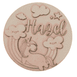 Unicorn name plate