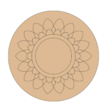 Mandala cutout for craft