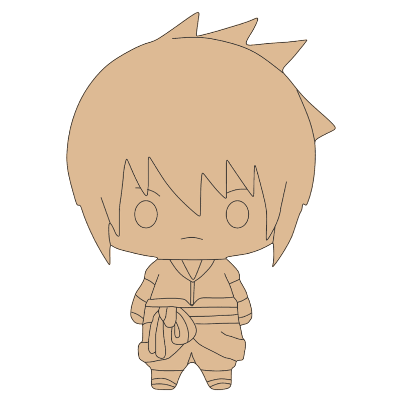 Sasuke MDF Cutout