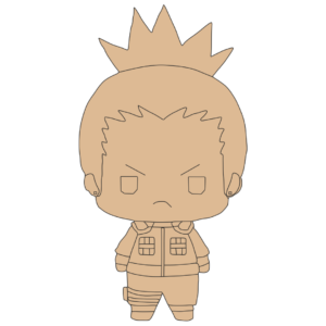 Sikamaru Mdf cutout