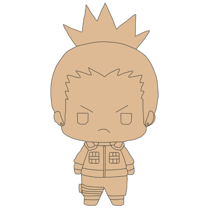 Sikamaru Mdf cutout