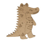 Cute Alligator mdf cutout