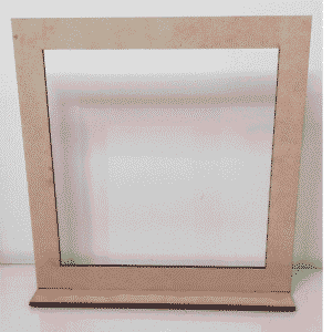 square back drop for Ganpati decoration