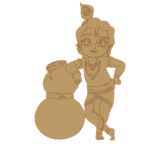 cute krishnaji cutout