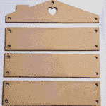 hut shape mdf plank