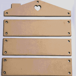 hut shape mdf plank