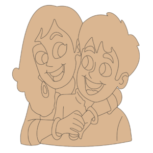 Sibling Cutout