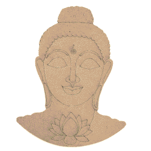 Budhha mdf cutout