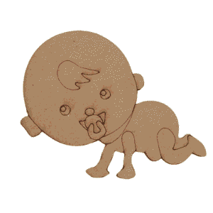 New Born MDF cutout