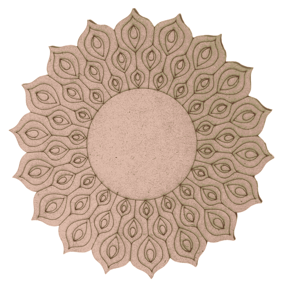 Peacock feathe Mandala