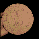 Round Jagannath ji mdf cutout