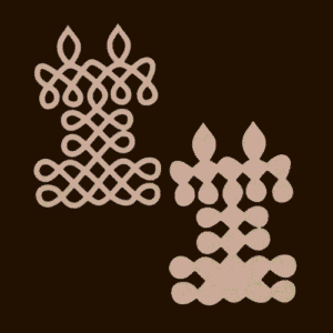 MDF Kolam Stencils for Navratri