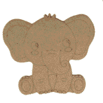Elephant MDF cutout