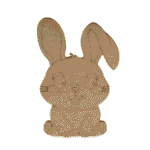 Rabbit MDF cutout