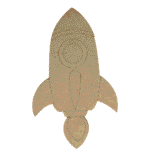 Rocket MDF cutout