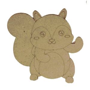 Squeal Mdf Cutout