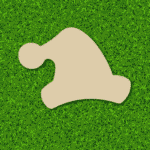 Christmas Hat MDF Cutout