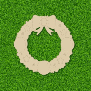 Christmas Decoration MDF Cutout for DIY Painting & Festive Craft