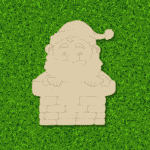 Santa claus in chimney