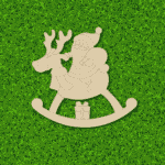 Santa claus on raindear