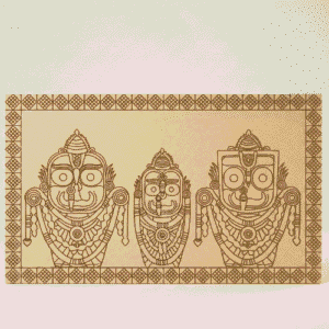 Jagannath Ji Pre-Marked MDF Painting Base